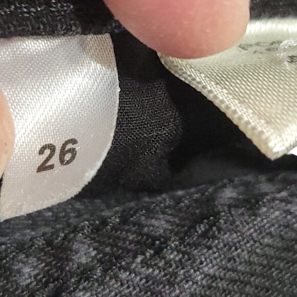 Reformation Jeans 26×28 Black Wash Straight Leg - Picture 15 of 16